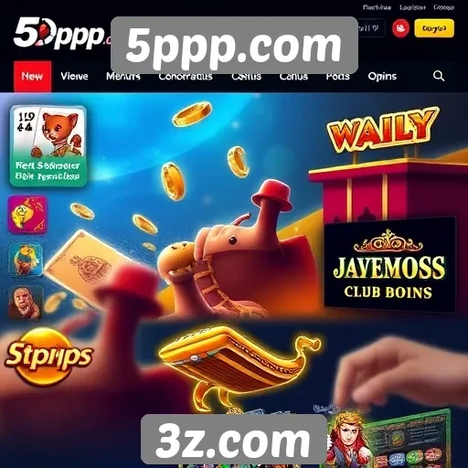 Histórico de crescimento do site de jogos 5ppp.com